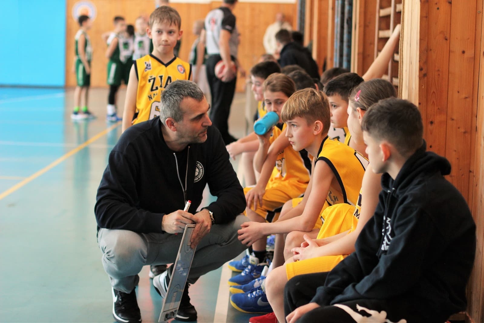 Read more about the article Naši minibasketbalisti odohrali svoje prvé súťažné zápasy