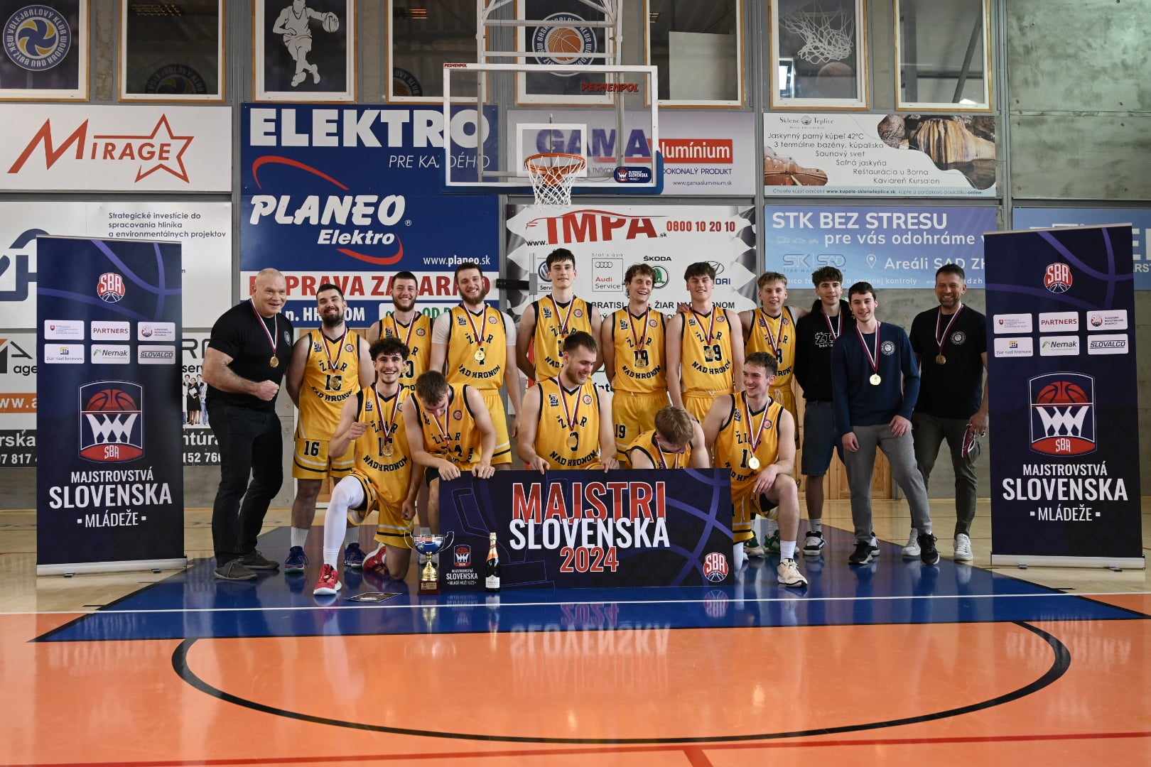 Read more about the article Basketbalisti U23 Patrioti BK MŠK Žiar nad Hronom sú majstrami Slovenska !